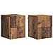 Mobiletto da notte a muro 2 pcs Legno antico 34,5 x 33 x 40 cm - Foto miniatura 1