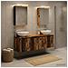 Set di Armadi da Bagno 5 pcs Legno antico Legno ingegnerizzato - Foto miniatura 2