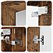 Set di Armadi da Bagno 5 pcs Legno antico Legno ingegnerizzato - Foto miniatura 9
