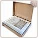 Set di asciugamani da bagno - 70x140 cm - Bianco-Grigio - Regalo ricamato per i genitori - Foto miniatura 5