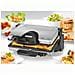 8555 Griglia di contatto Da tavolo Elettrico 2100W Nero, Argento barbecue e bistecchiera - Foto miniatura 3
