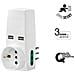Adattatore Usb High Power S11, Shuko, 1500w Max - Foto miniatura 1