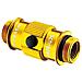 Abs Flip-thread Chuck Raccordoper Valvola Colore Oro - Foto miniatura 1
