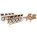 Set Da Giardino In Legno Di Acacia Per 8 Persone Cesana - Foto miniatura 9