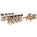 Set Da Giardino In Legno Di Acacia Per 8 Persone Cesana - Foto miniatura 11
