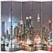 Paravento Pieghevole 200x170 cm Stampa New York di Notte - Foto miniatura 1