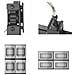 Supporto Tv Ultra Sottile 55 ""-60"" 35 Kg Max Digital Signage Mc-846 Max Vesa 800x600 - Foto miniatura 2