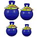 Palla Tug-n-toss Giocattolo Per Cani 15 Cm Blu - Foto miniatura 2