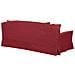 Fodera Color Rosso Per Divano A 3 Posti Gilja - Foto miniatura 8