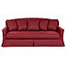 Fodera Color Rosso Per Divano A 3 Posti Gilja - Foto miniatura 6