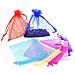 Borse Mudder Organza Regalo Della Festa Nuziale Sacchetti Di Favore Gioielli Sacchetti Wrap 4.3 X 3.15 Pollici 10 Colori Multi-colorate 50 Pezzi - Foto miniatura 3