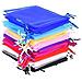 Borse Mudder Organza Regalo Della Festa Nuziale Sacchetti Di Favore Gioielli Sacchetti Wrap 4.3 X 3.15 Pollici 10 Colori Multi-colorate 50 Pezzi - Foto miniatura 1