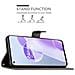 Custodia Compatibile Con Oneplus 9rt 5g In Grigio Fiore - Coperchio Protettivo In Design Floreale Con Chiusura Magnetica, Funzione Stand E Slot Per Carte - Foto miniatura 4