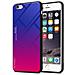 Cadorabo Custodia Compatibile Con Apple Iphone 6 / 6s In Viola - Rosso - Coperchio Protettivo Bicolore In Vetro Temperato E Silicone Tpu - Foto miniatura 1