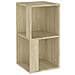 Armadio Angolare Rovere Sonoma 33x33x67 cm in Truciolato - Foto miniatura 2