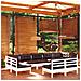 Set Divani Da Giardino 9 Pz Con Cuscini Bianchi Legno Di Pino - Foto miniatura 1