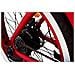 Outlaw - Rosso Metallico E Inossidabile - 250w / 10ah - Vintage Chopper E-bike - Bicicletta Elettrica Cruiser Custom Fat Bike - Foto miniatura 3