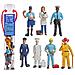 Safari Ltd People Toob Con 7 Figurine Giocattolo Di Eroi Quotidiani, Tra Cui Operaio Edile, Poliziotto, Postino, Pilota, Chef, Pompiere E Veterinario - Foto miniatura 1