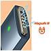Cavo Da Usb-c A Magsafe 3 Per Macbook Pro E Air M2 Nylon 2 Metri 140w Nero E Blu - Foto miniatura 5