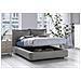 Letto Matrimoniale Cornelia, Letto Contenitore Con Rivestimento In Tessuto, 100% Made In Italy, Apertura Frontale, Adatto Per Materasso 160x190 Cm, Grigio - Foto miniatura 2
