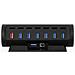 HUB CTRL 7 USB 3.2 Gen 1 (3.1 Gen 1) Type-A Nero - Foto miniatura 6
