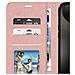Custodia Per Iphone 15 Pro Portafoglio Funzione Supporto E Cordino, Rosa Champagne - Foto miniatura 5