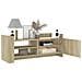 Mobile Per Tv Rovere Sonoma 100x35x40 Cm Legno Multistrato - Foto miniatura 3