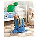 Cestino Per Bambini Dinosauro Bagnu Cotone Blu - Foto miniatura 1