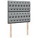 Giroletto a Molle con Materasso Grigio Chiaro100x200 cm Tessuto - Foto miniatura 4