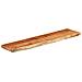 Piano Tavolo 160x40x2,5 Cm Rettangolare Legno Acacia Bordi Vivi - Foto miniatura 3