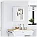 Pensile Da Cucina Con Porta In Vetro Lucca Bianco - Foto miniatura 3