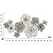 Decorazione In Metallo 3d Fiori 7 - Multicolore - Metallo - 140x10x74,5 Cm - Foto miniatura 6
