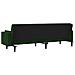 Divano Letto A 2 Posti Con 2 Cuscini Verde Scuro In Velluto - Foto miniatura 7