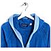 Accappatoio Con Cappuccio Spugnissima Young In Cotone Colore Blu Misura 810 Anni - Foto miniatura 2