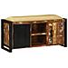 Panchina Cabinet Multicolore 100x35x50 cm Legno Massello di Recupero - Foto miniatura 2