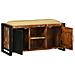Panchina Cabinet Multicolore 100x35x50 cm Legno Massello di Recupero - Foto miniatura 4
