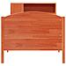 Letto Libreria senza Materasso Marrone Cera 100x200 cm in Pino - Foto miniatura 4