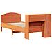 Letto Libreria senza Materasso Marrone Cera 100x200 cm in Pino - Foto miniatura 6