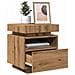 Comodini con Luci LED 2pz Rovere Artigianale 40x39x48,5 cm - Foto miniatura 5
