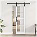 Porta Scorrevole  con Set di Ferramenta 'ORKDAL'Bianca 61x198.5 cm, Porta Interna  con Vetro 'ORKDAL'Bianca 61x198.5x4 cm - Foto miniatura 2