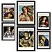 Set Di 6 Stampe Collezione Di Opere D'arte Di Sandro Boticelli Quadri Decorativi Per Il Tuo Soggiorno Stampe Artistiche Da Parete Per La Casa A3 & A4 Senza Cornice - Foto miniatura 1