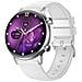 Smartwatch Argento Con Cinturino In Silicone Grigio - Bluetooth, Nfc E Monitoraggio Della Salute - Foto miniatura 1