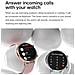 Smartwatch Argento Con Cinturino In Silicone Grigio - Bluetooth, Nfc E Monitoraggio Della Salute - Foto miniatura 7
