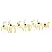 Renne LED 7 pcs Oro Tessuto - Foto miniatura 1