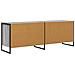 Mobile TV Grigio Sonoma 140 x 36 x 49.5 cm Legno multistrato - Foto miniatura 8
