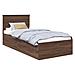 Struttura del letto con testiera Rovere Marrone 120 x 200 cm - Foto miniatura 1