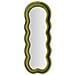 Specchio Con Cornice Onde 1-verde-mdf-60x4x160 Cm - Foto miniatura 1