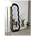 Specchio Con Cornice Onde 1-verde-mdf-60x4x160 Cm - Foto miniatura 5