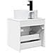 Mobile lavabo da parete Bianco 49 x 44,5 x 65 cm - Foto miniatura 3
