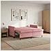 Divano letto Rosa Tessuto - Foto miniatura 3